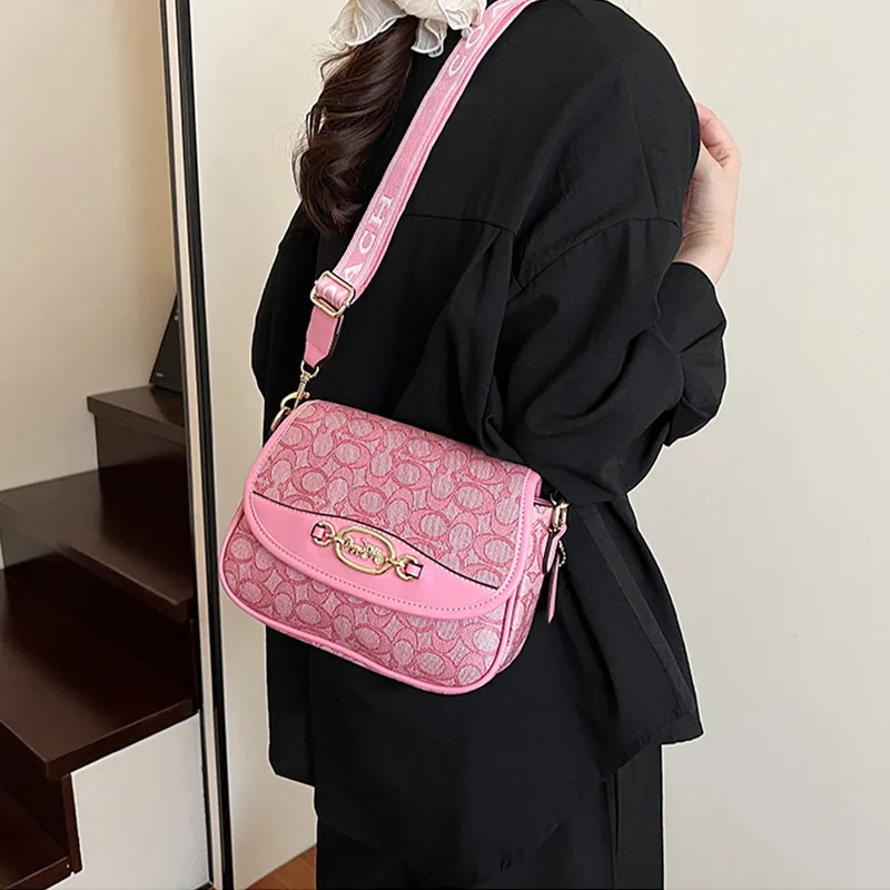 

New Trendy, Classic and Luxurious Brand-designed Personalized Women's High-end Printed Simple Shoulder Bag with Crossbody Strap