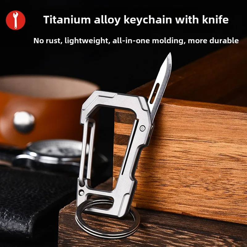 

TISUR Multi-function keychain, portable EDC tool, Quick release key chain