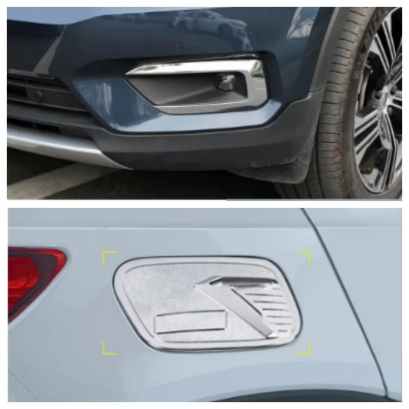 

ABAIWAI для Volvo XC40 2018-2023, хромированная внешняя часть масляного бака, отделка/передняя противотуманная фара, ABS, авто 3D детали
