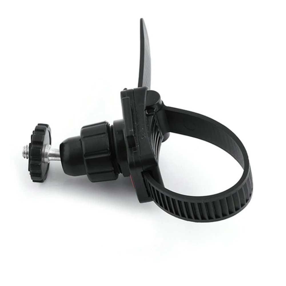 دراجة قابلة للتعديل مع دعامة لـ Gopro Hero 8 7 6 5 4 3+ 3 مشبك أسود مشبك قضيب لفة سحاب