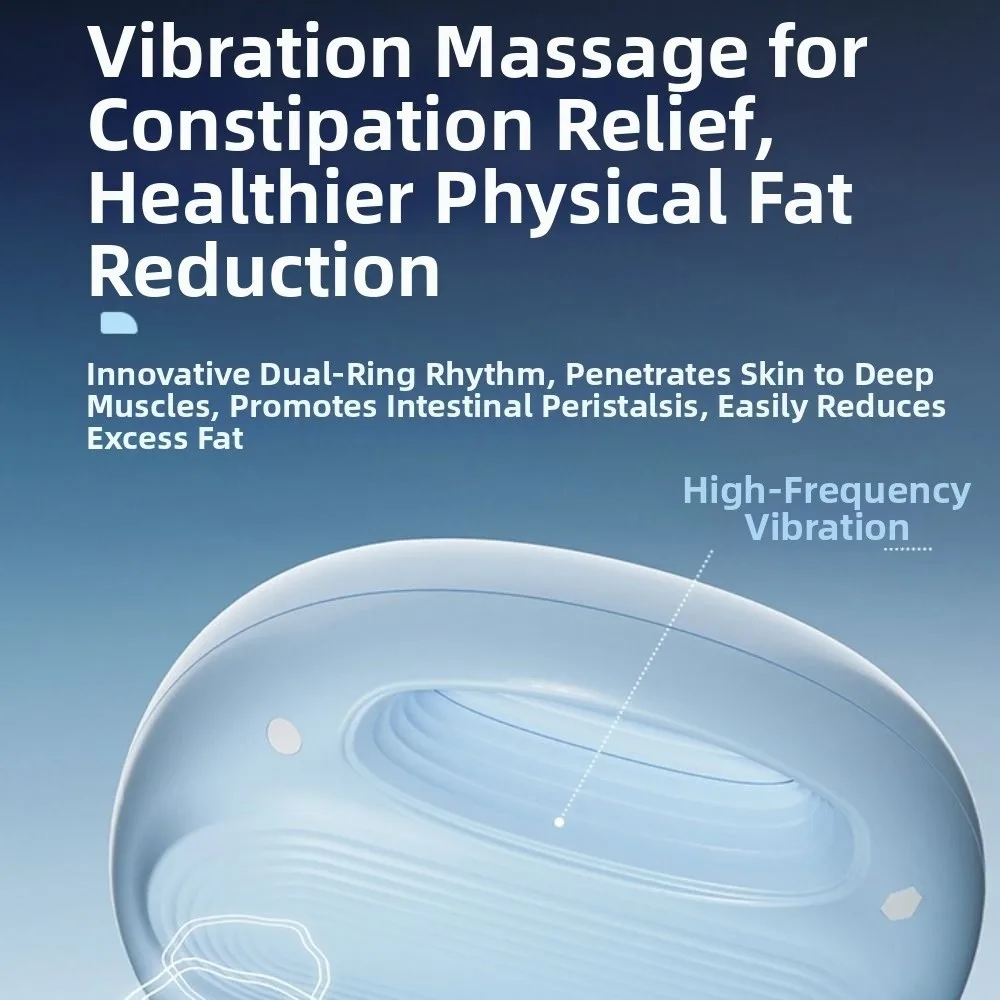 

Портативное электрическое массажное кольцо для фасций, эргономичный ручной массажер для мышц с 8 режимами, для сжигания жира, с регулируемой скоростью