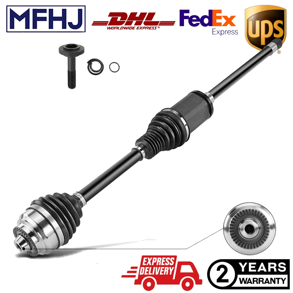 

Front Right CV Axle Assembly For BMW F07 535i GT xDrive F10 740Ld xDrive L6 3.0L 18-342200, 31607593040, 31607618678, 7593040