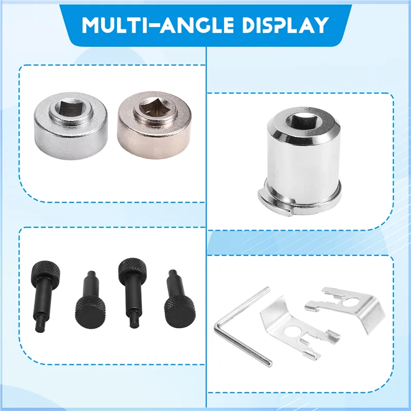 

A11M-Camshaft Crankshaft Engine Timing Tool Kit For VW VAG 2006-2018 EA888 1.8 2.0 TSI TFSI T10355 T10060A T10352 T10368