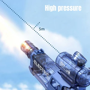 Niños Juegos de piscina de pistola de agua eléctrica para niños Juegos de pelea de piscina de playa al aire libre Regalos automáticos de agua Regalos de arma de agua 12 mejores pistolas de aves de ventas - №9