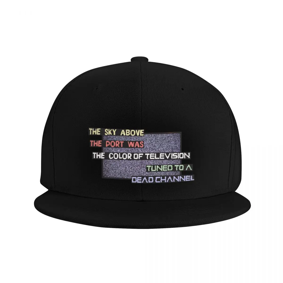 Neuromancer Collection - A Dead Channel Baseball Cap western Hat Luxury Cap Sun Cap fishing hat Man Women's