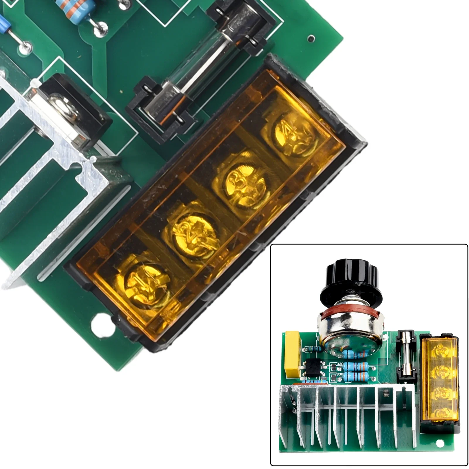 4000W AC Regulator AC 10-220V SCR Electric Voltage Regulator Motor Speed Controller Module Voltage Regulator Dimmer