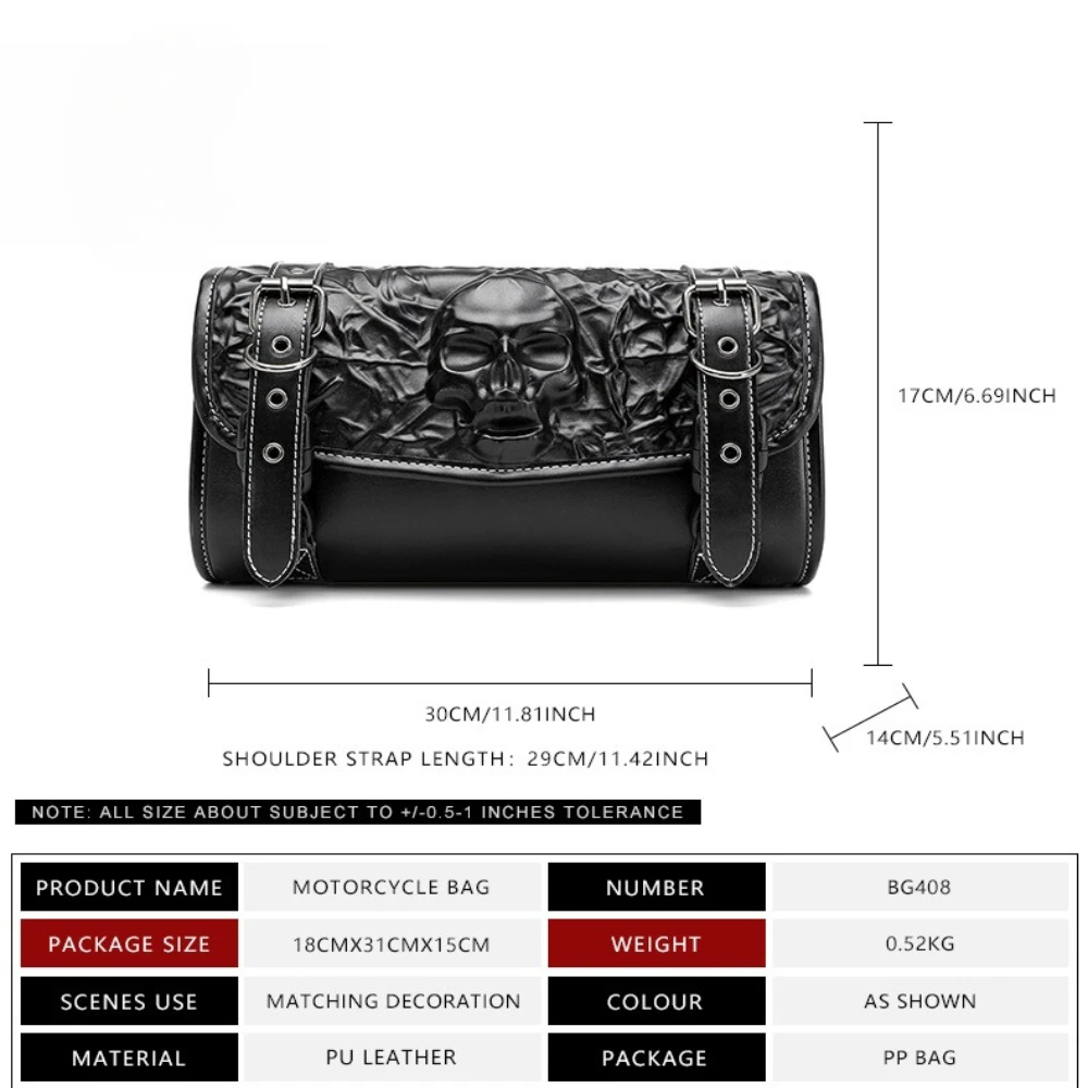 Motorcycle Backpack Waterproof Bag with Ergonomic Design & Dedicated Tool Storage Compartment for Outdoor Riding