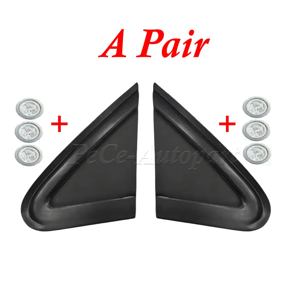1/2X Außenspiegel-Dreiecksabdeckung Rückspiegelverkleidung für VW Polo 4 9N3 Limousine Vento 2006-2010 6Q0853273A 6Q0853274A Autoteil – Detail 5