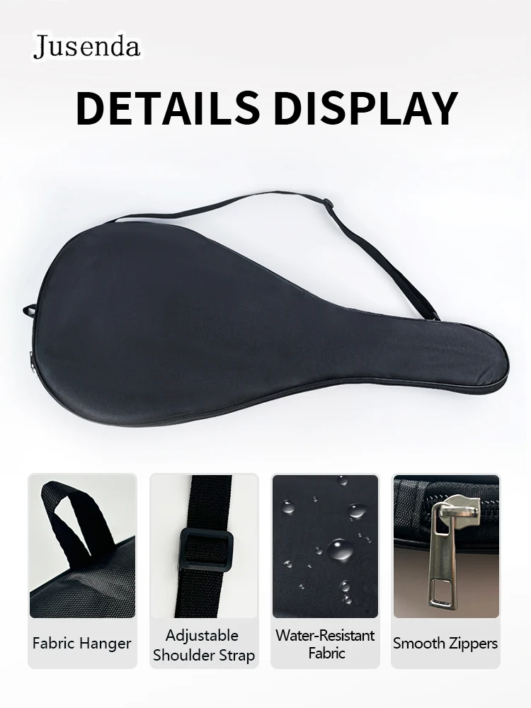 27inch Waterproof Adult Tennis Racket Cover Teenager 26inch 1 Pack Tennis Bag Unisex Tennis Shoulder Bags 75x32cm - view 3