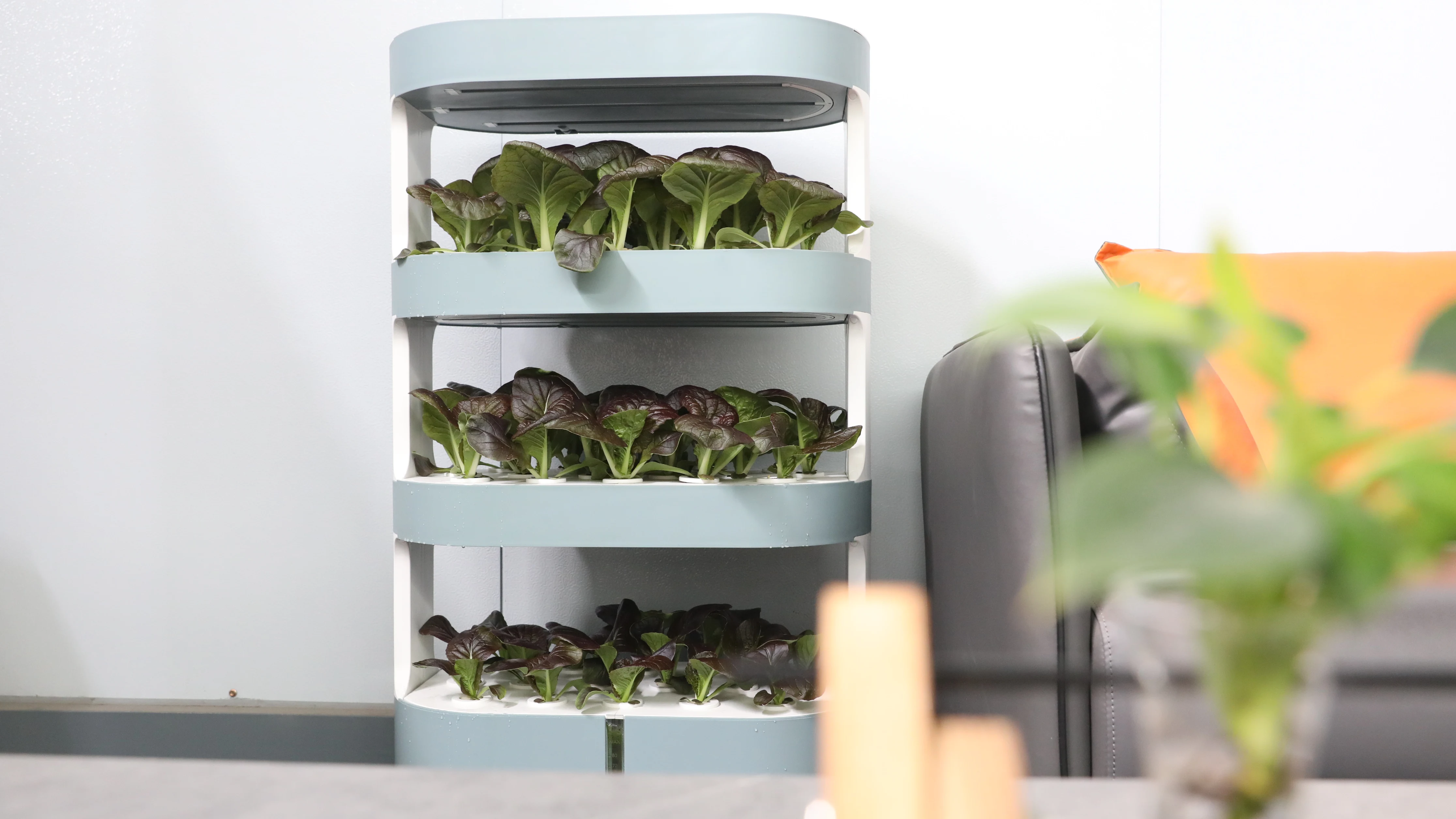 3 طبقات أثار المنزل مايكرو مزرعة الذكية حديقة زارع صندوق حامل نظام زراعة نباتات الأعشاب الداخلية #2