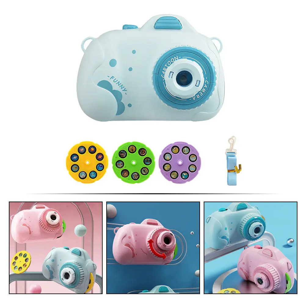 1Set Projection Camera Musical Projector Early Education Sleep Story Random Color Kids Projector Portable Bedtime Educational