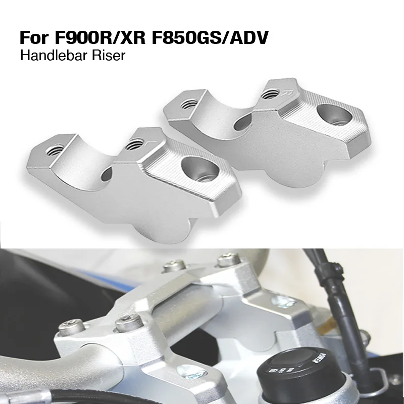 

for BMW F900R F900XR F850GS F 850 GS ADV Adventure Motorcycle Handlebar Riser Bar Mount Handle Clamp Kit Extend Adapter