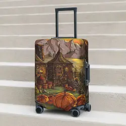 Juste de valise de cabane Aliments, protecteur de bagages, fournitures de voyage amusantes, étui de voyage magique