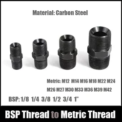 Oil Tubing Joints Carbon Steel  Inch Taper Thread BSP 1/8