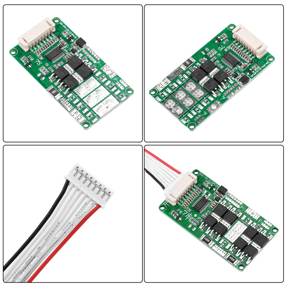 BMS 7S 24V Same Port Lithium Battery Protection Board 10A 15A 18A Storage Inverter With Equalization And Temperature Protection