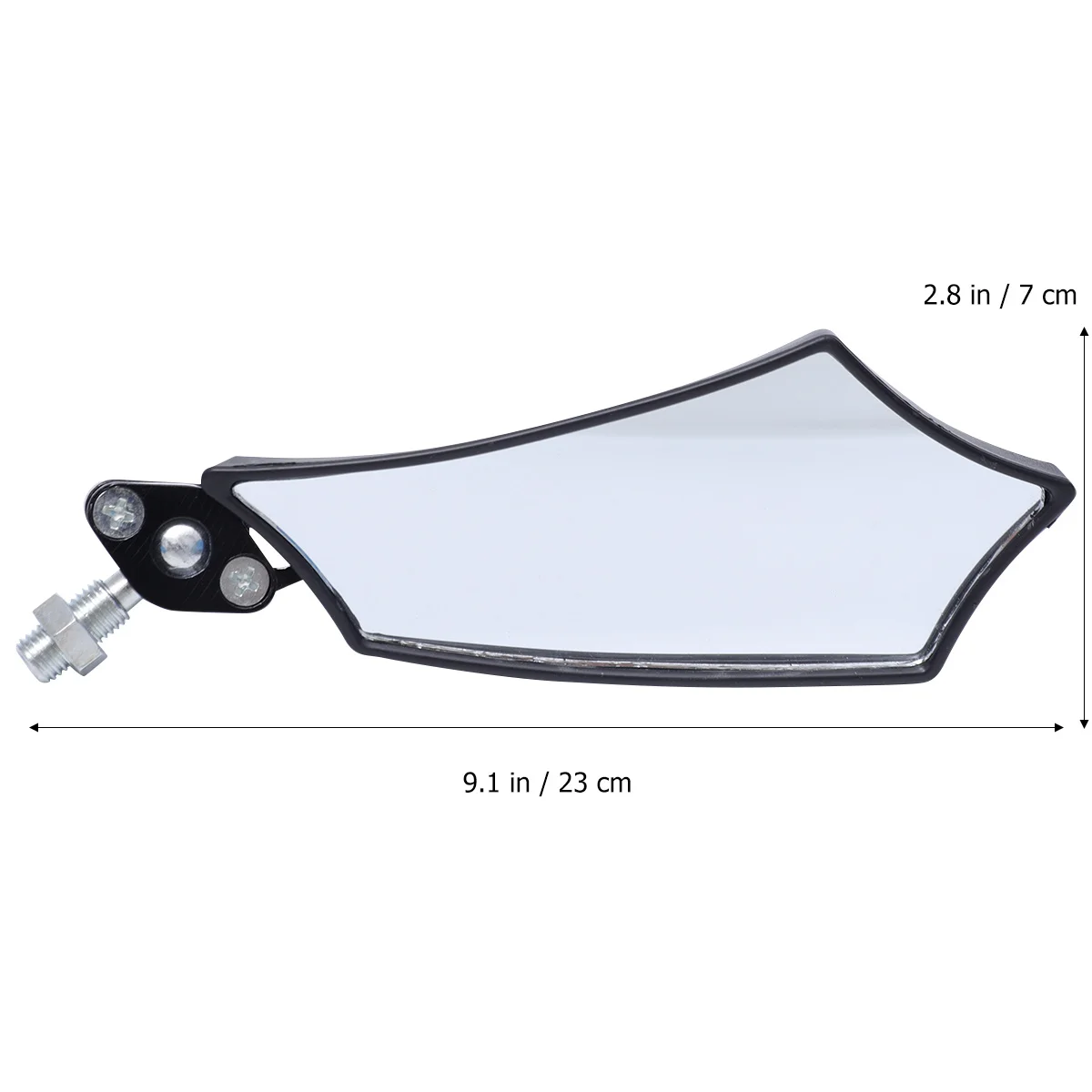 

2pcs Rear View Mirror For Electric Bike Alloy Lightweight Large Lens Fast Install Handlebar Mirror Scooter Bicycle Motorbike