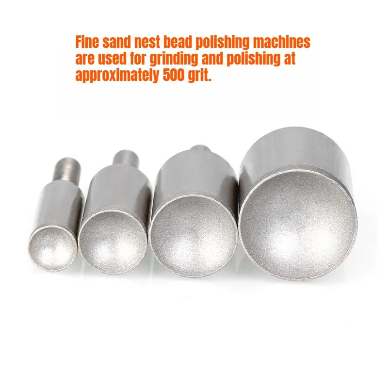 3-25mm Diamond Mounted Point SPHERICAL CONCAVE Head Grinding Bit Tools For Grinding And Polishing Spherical Jade And Amber