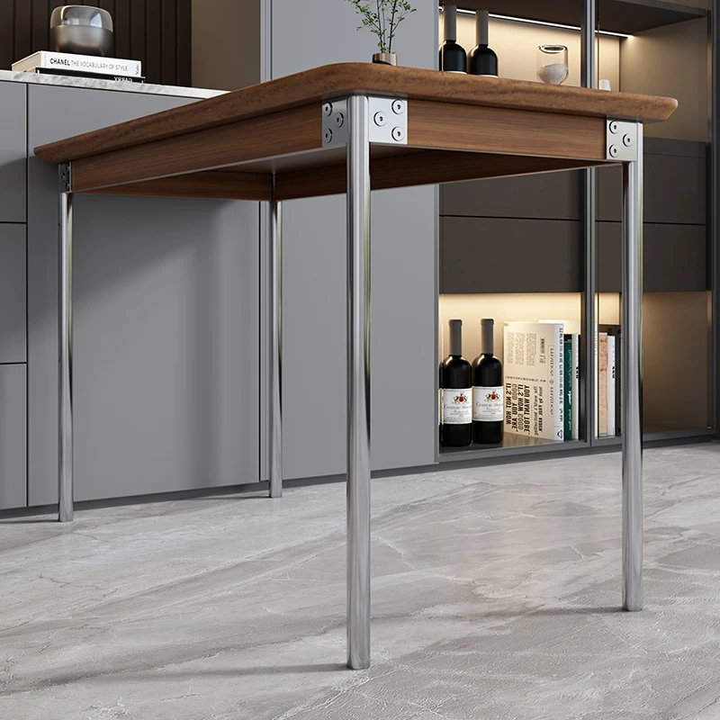 4pcs Stainless Steel Table Legs Mid-Century Modern Desk Base Dining Table Feet Accessories Home Furniture Support Stand