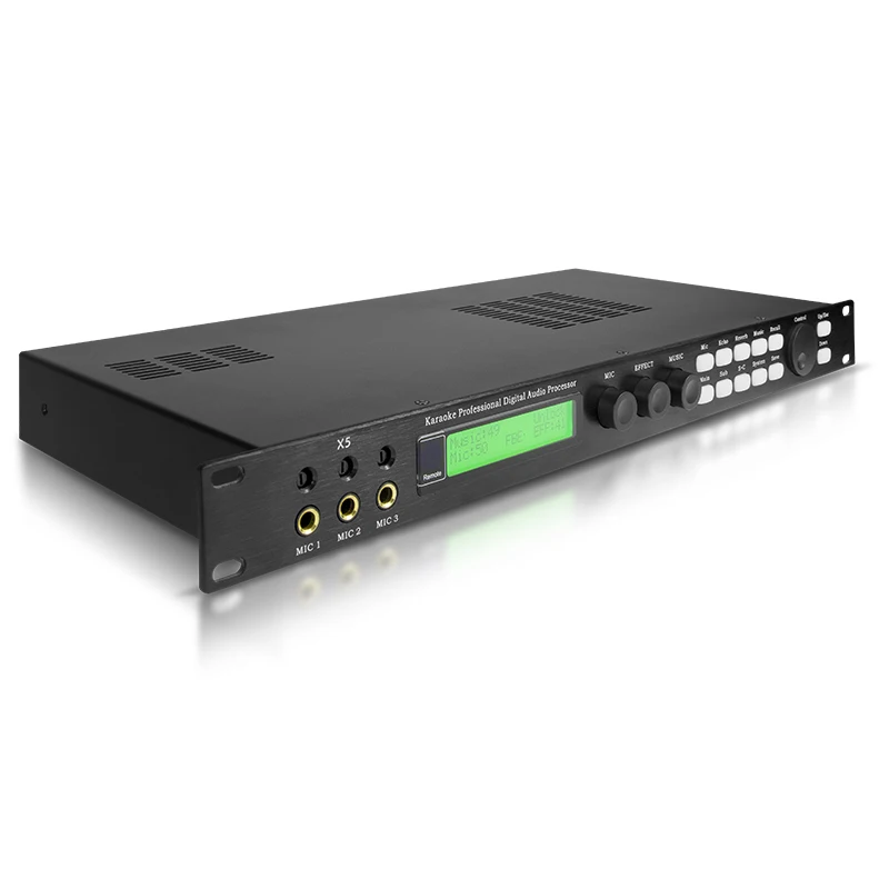 Nieuwe RU-X5 fabrieksgroothandel Karaoke Effector luidsprekerprocessor Digitale audioprocessor voor KTV-kamer