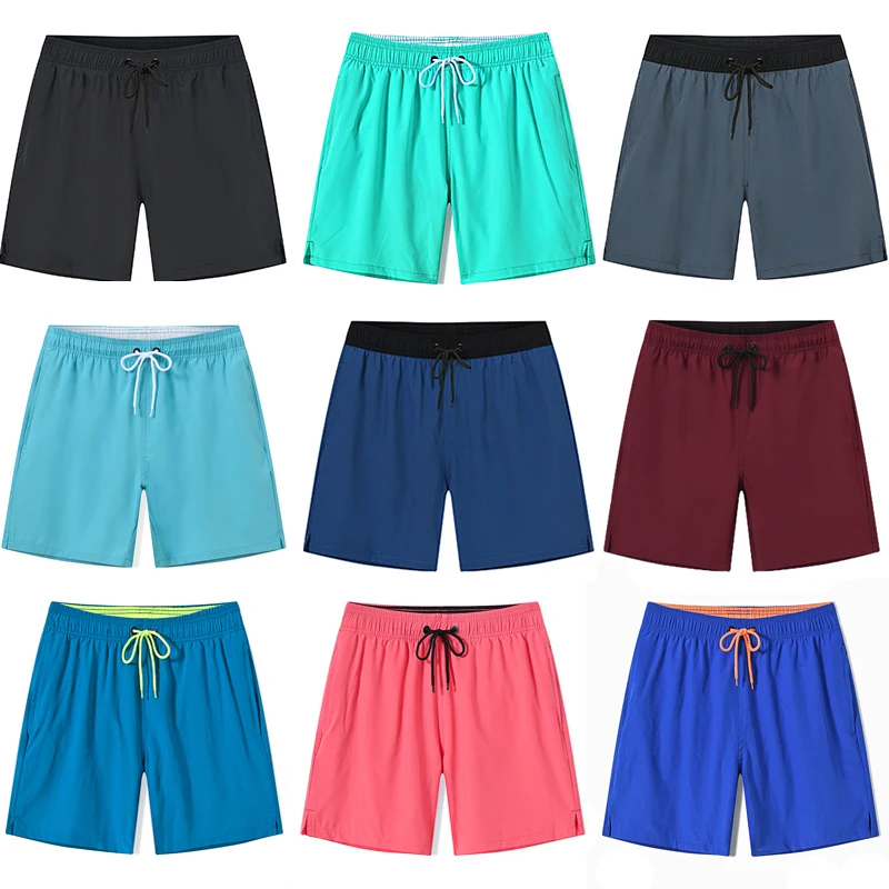 Datifer Merk 2025, Zomer Gym Heren Shorts Klassiek Polyester Mesh Voering Zijzakken Sneldrogend Strand Bermuda Masculina Badpakken