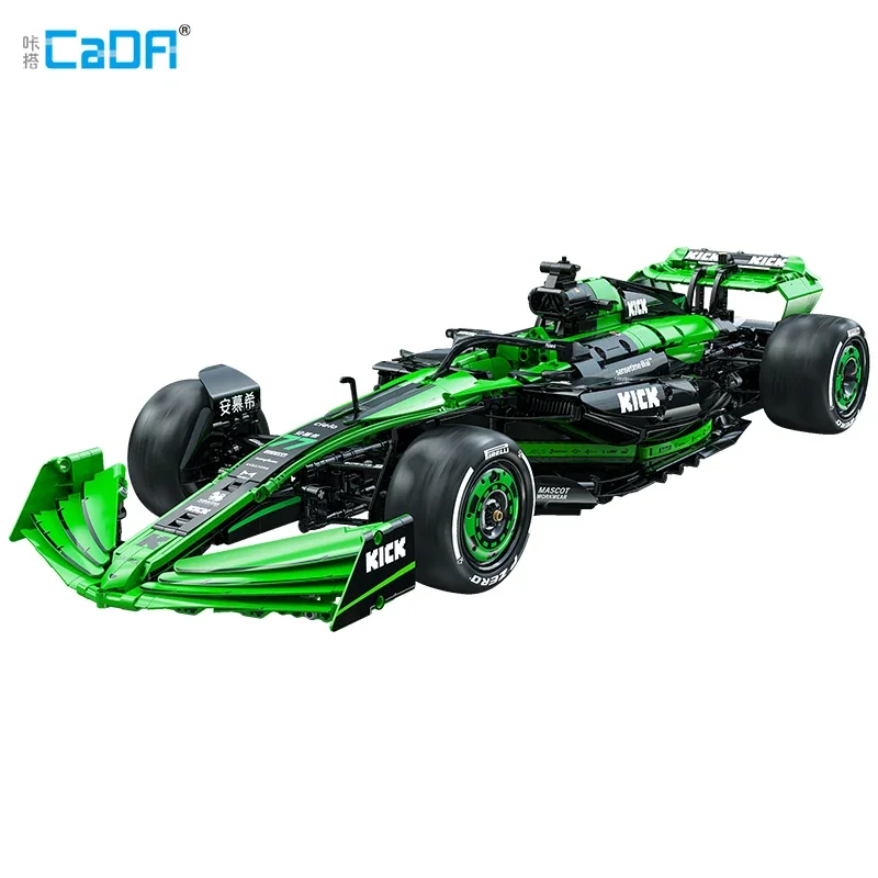Cada 1:8 MOC Sauber F1 Team C44 Formula-1 F1 سيارة سباق رقم 24 سيارة رياضية اللبنات مدينة ركلة سيارة الطوب اللعب هدية