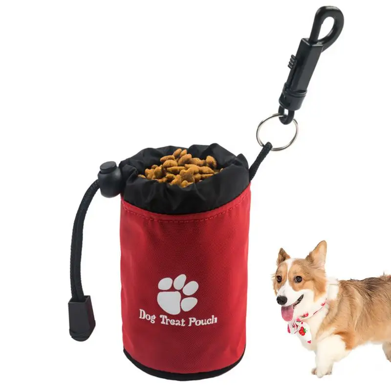 Dog Treat Training Pouch Dog Training Food Dispenser Snack Bag Bait Pet Feed Pocket Pouch Obedience Agility Pouch for Kibble