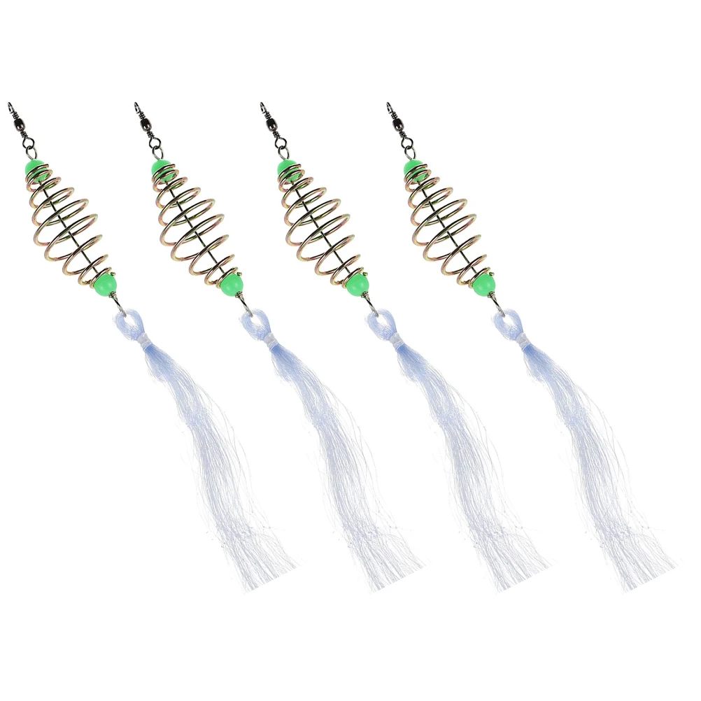 

4Pcs Fishing Net Professional Wear-Resistant Portable Convenient Multi-Function Angling Supply for Outdoor Fishing Mesh Trap