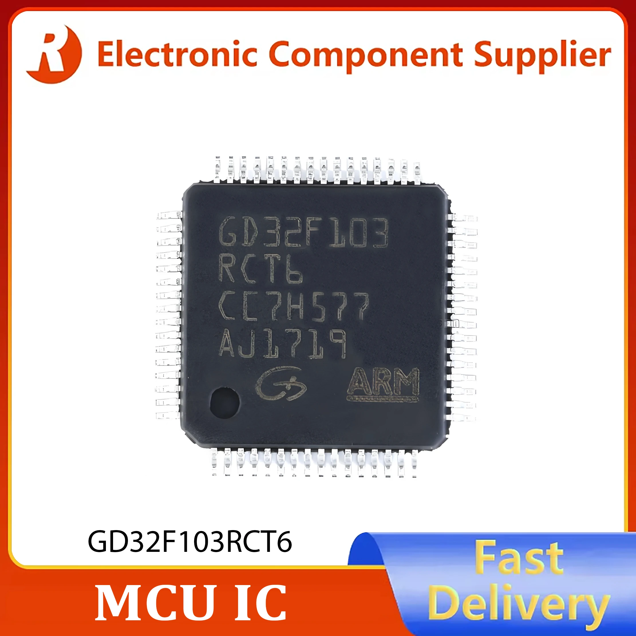2pcs/lot Original New GD32F103RCT6 GD32F103 RCT6 LQFP-64 MCU 32-bit in stock