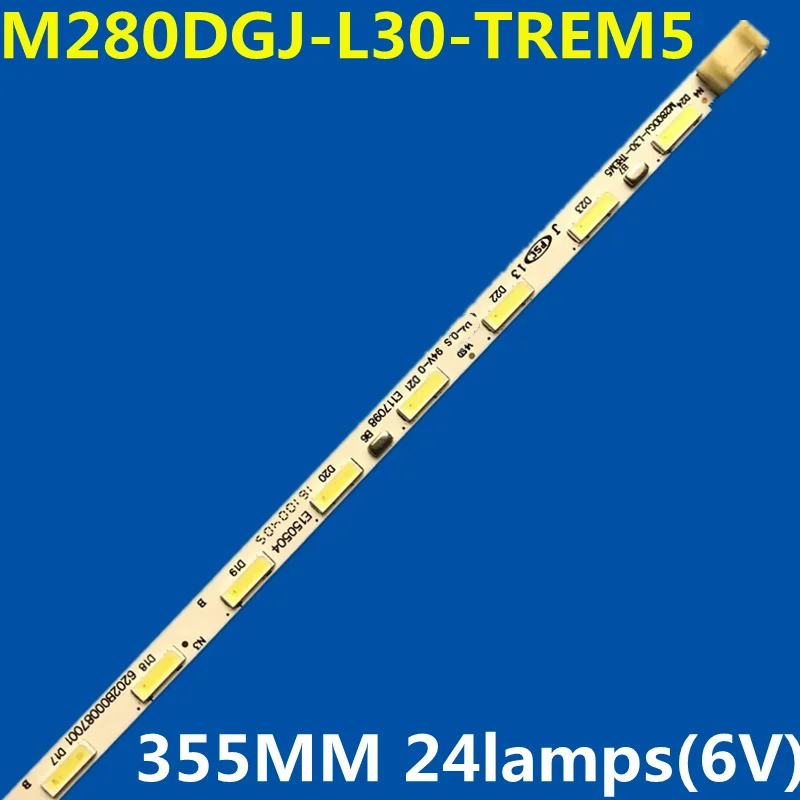 

10PCS LED Backlight Strip For AOC U2879VF M280DGJ-L30-TREM5 288P6L P2815QF U28E570D U28E850R MG28U MG28UQ M280HKJ-L30