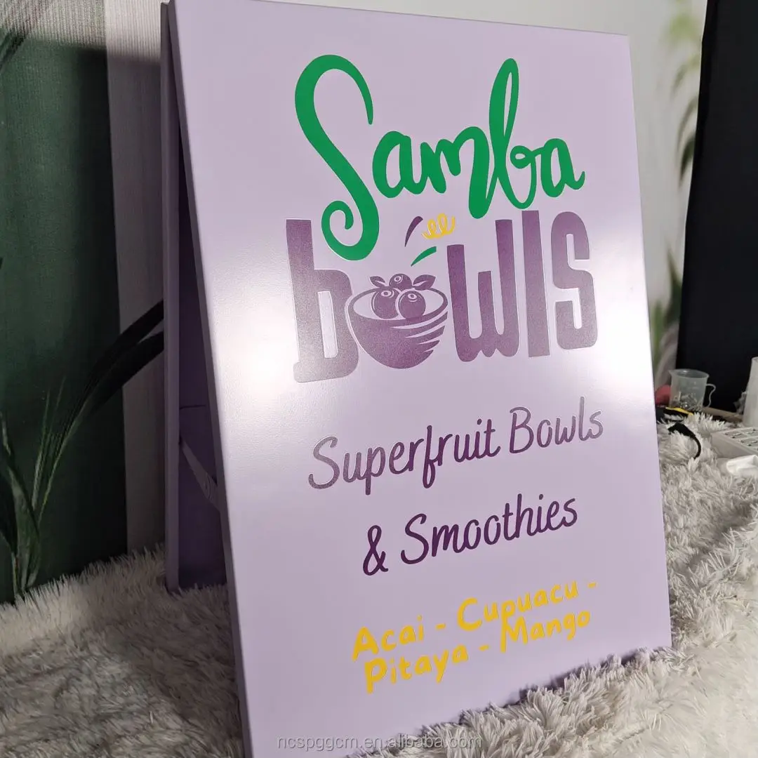 SP Custom Sidewalk Sign Advertising Board No Parking Sign Caution WET FLOOR Two Sides Pavement Sign a Frame Stainless Steel