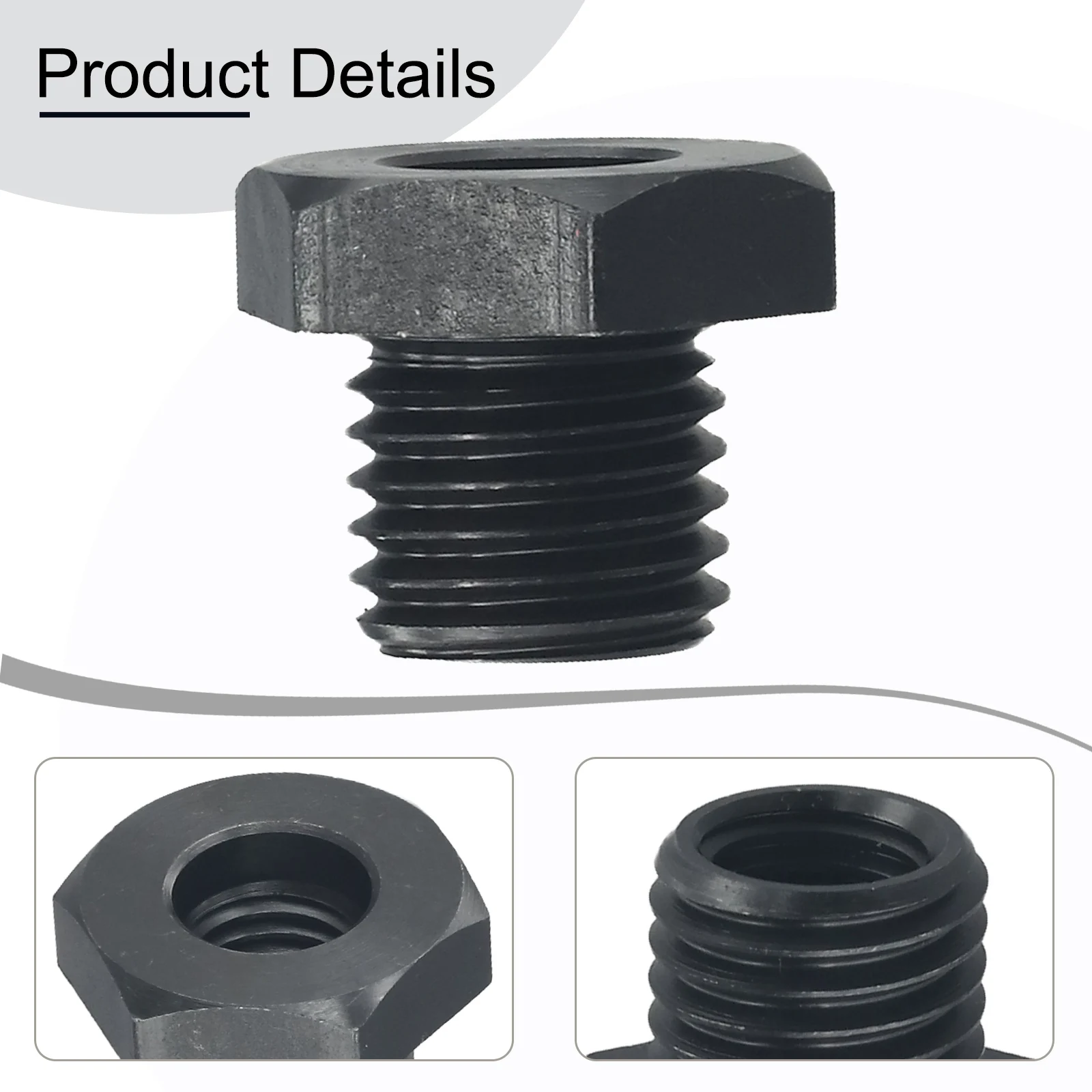 Adaptador de mandril de torno de madera M18X2.5 a 1-8TPI para torneado de alta velocidad, mecanizado CNC de Metal, herramientas eléctricas de torno de motor Manual General, 1 ud.