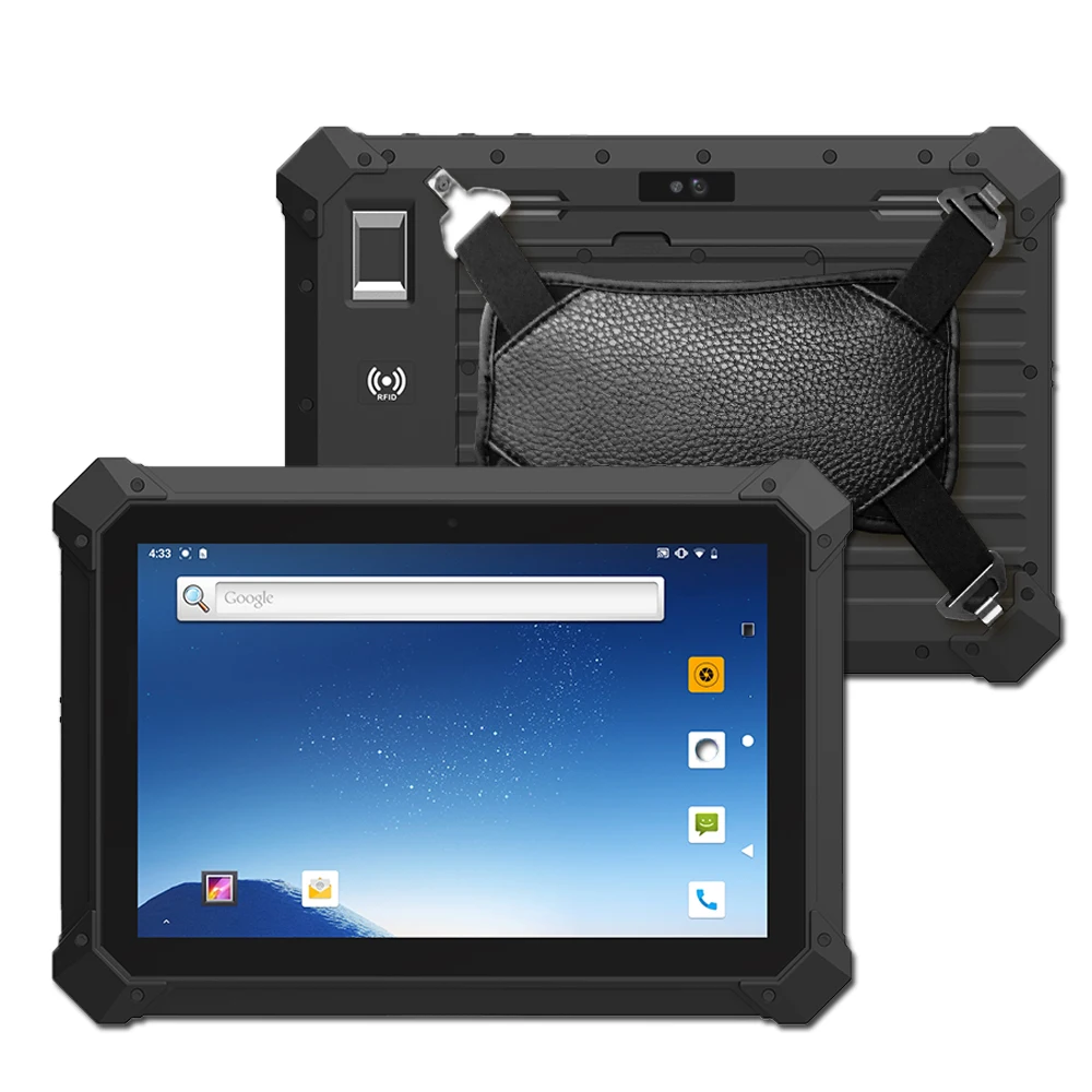 MS10 Inch Android 12.0 Rugged Industrial Tablet 6+128GB 4G LTE RJ45 Pogo Pin NFC USB Touch Screen Three Defense Rugged Tablet
