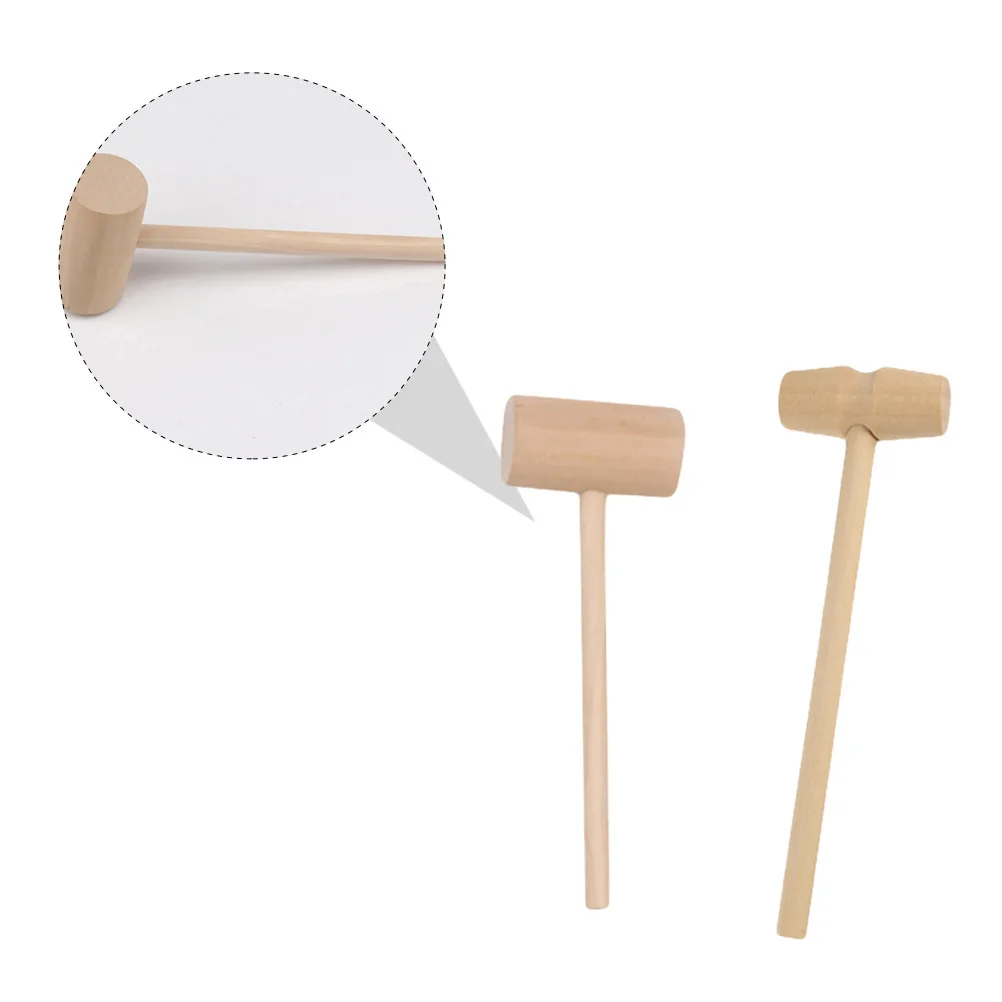 20 stuks mini houten hamers massief hamer thuis restaurant keuken helper baby spiertraining hamer educatieve houten hamer