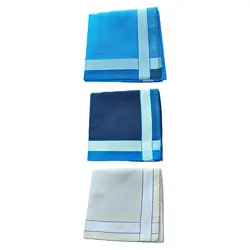 3x Men's handkerchief Hankies 16.9inch sweat Absorbent Sweat Towels for Anniversary