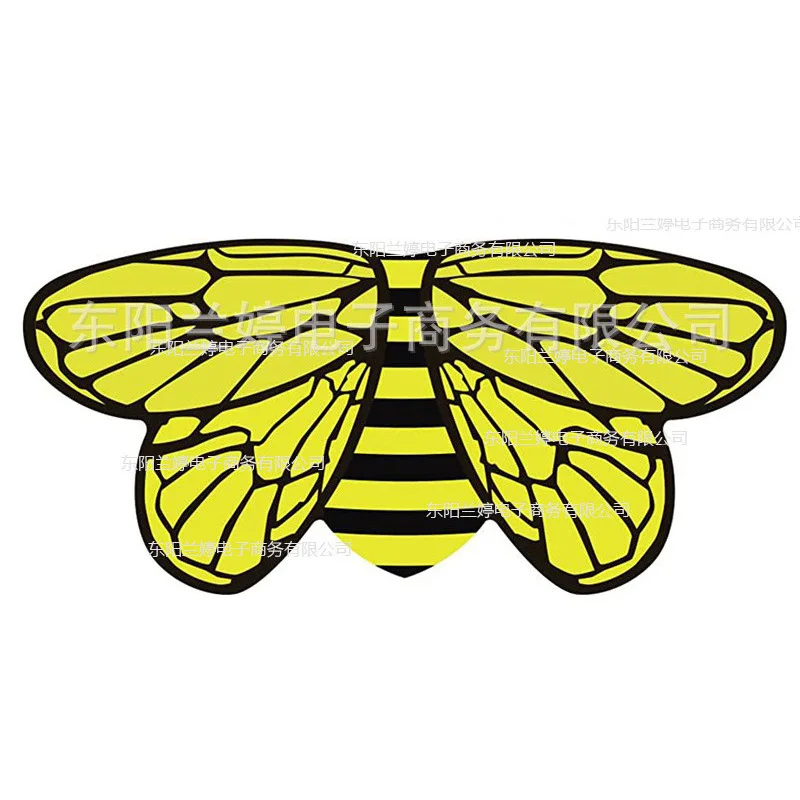 Capa de insectos con alas de mariposa para niños, chal con alas estampadas coloridas, vestido de fiesta de halloween