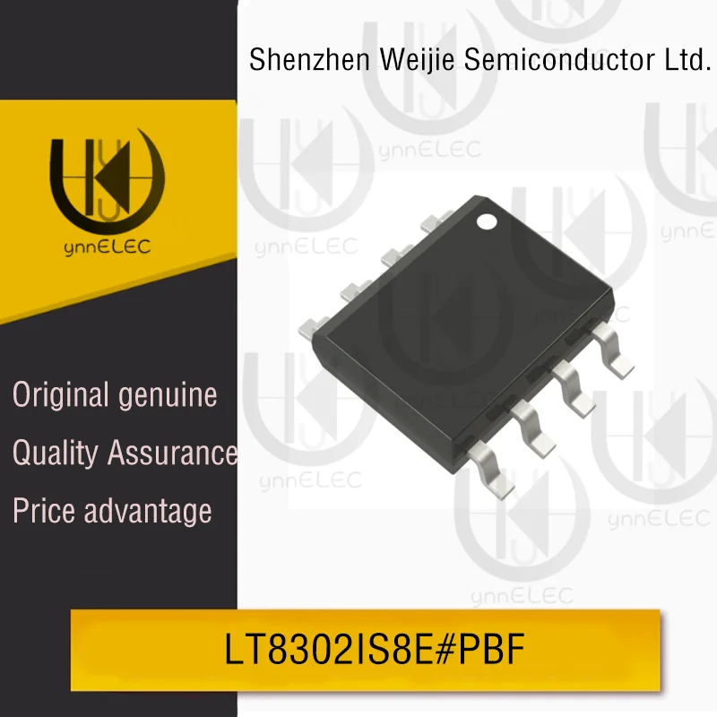 

Original LT8302IS8E#PBF Isolated Flyback Controller | 2.8V-42V Input | SOIC-8