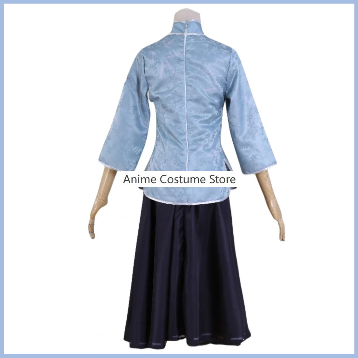 Anime Game Identity ⅤQi Shiyi Cosplay Costume Antiquarian Wig Chinese Style Wind Cheongsam Skirt Woman Traditional Festival Suit