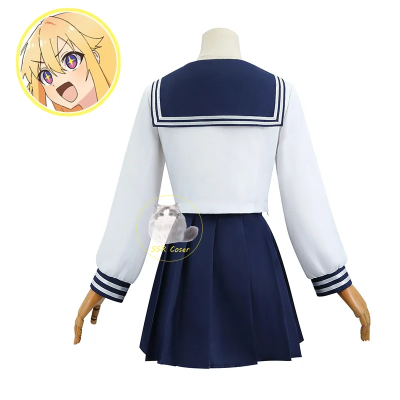 Koshi torako cosplay kostüme anime mein hirsch freund nokotan jk sailor rock stirnband strümpfe perücke halloween party kleidung mädchen