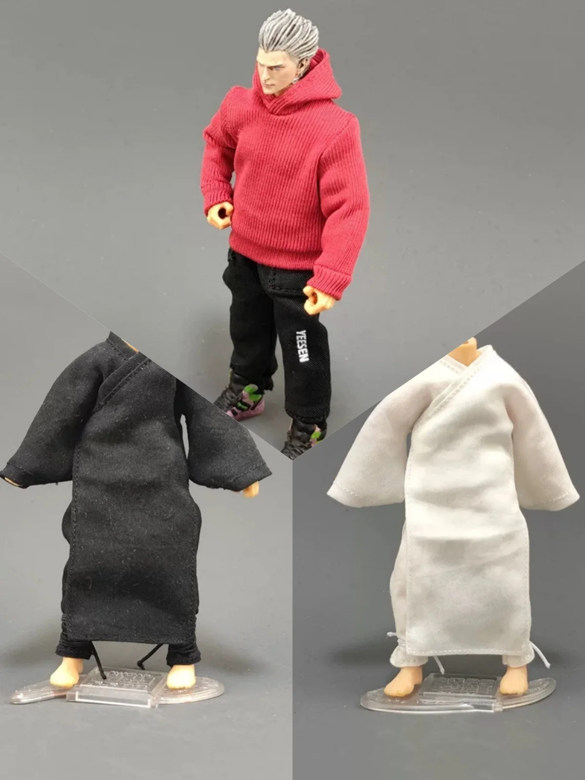 【Only Clothes】Pre-sale 1/18 Scale Male Soldier Clothing Accessory Hooded Sweatshirt Robe Coat Fit 3.75''Action Figure Model Toys
