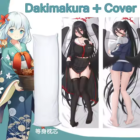Blue Archive Game Anime Girlfriend Dakimakura Customized Double Sided Body Pillow Hugging Bed Sleeping Long Pillow Life Size