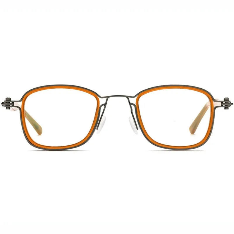 

Square Graduated Lenses Acetate Glasses Frame Men Sunglasses for Man Retro Anti-blue Light Reading Glasses Woman Eyewear Men's
