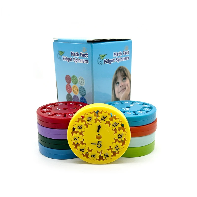 Math Fidget Spinners Arithmetic Abacus Increase Learning Multiply Divide Add Subtract Capacity Classroom Supplies Teaching