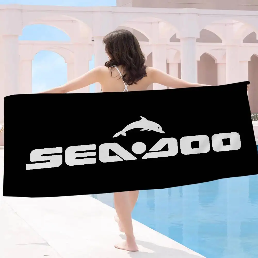 S-Sea D-Doo Seadoo Microfiber Beach Towel Absorbent Quick dry Soft Yoga Swimming Resort Mountain Climbing Towel