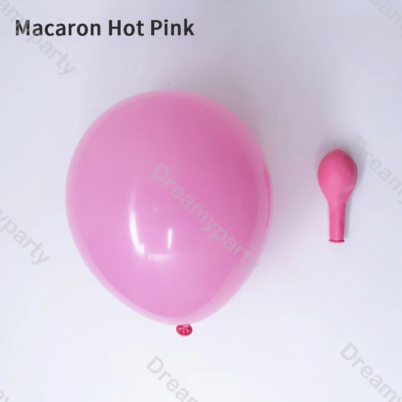 5/10/12/18in Matte Hot Baby Pink Balloons Boho Globos Girl Birthday Shower Gender Reveal Balloons Anniversary Wedding Decoration