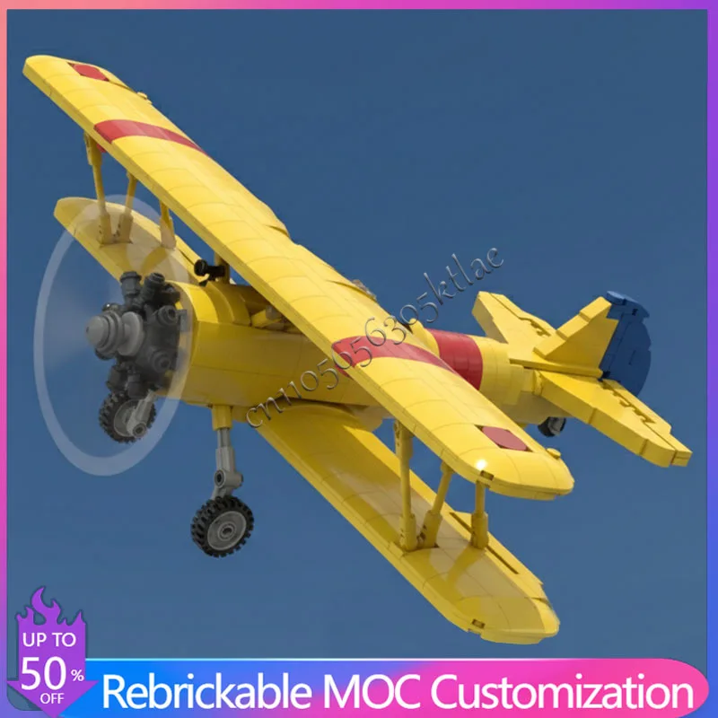 

Конструктор MOC «Истребитель 75» с двойными крыльями, 658 деталей, технологическая модель, развивающая игрушка для самостоятельной сборки, рождественский подарок