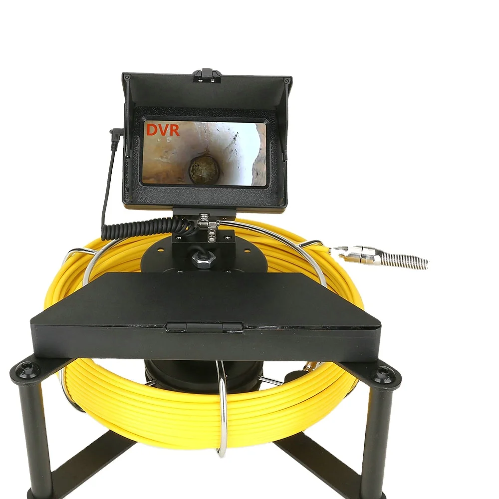 Factory wholesale price 4.3inch  ip68 Drain Industrial Endoscope Sewer Pipe Inspection Camera with DVR 5600MHA Battery