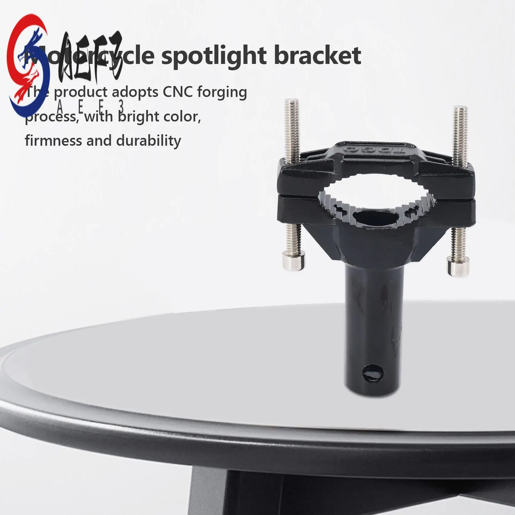 

AEF3-2Pcs Universal Mount Bracket For Motorcycle Bumper Headlight Stand Spotlight Extension Pole Frame Support Bracket