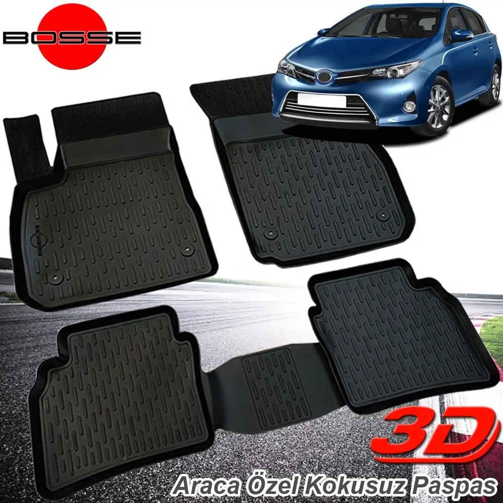 For Toyota Auris Mat 3D Pool 2013 2020 BOSSE