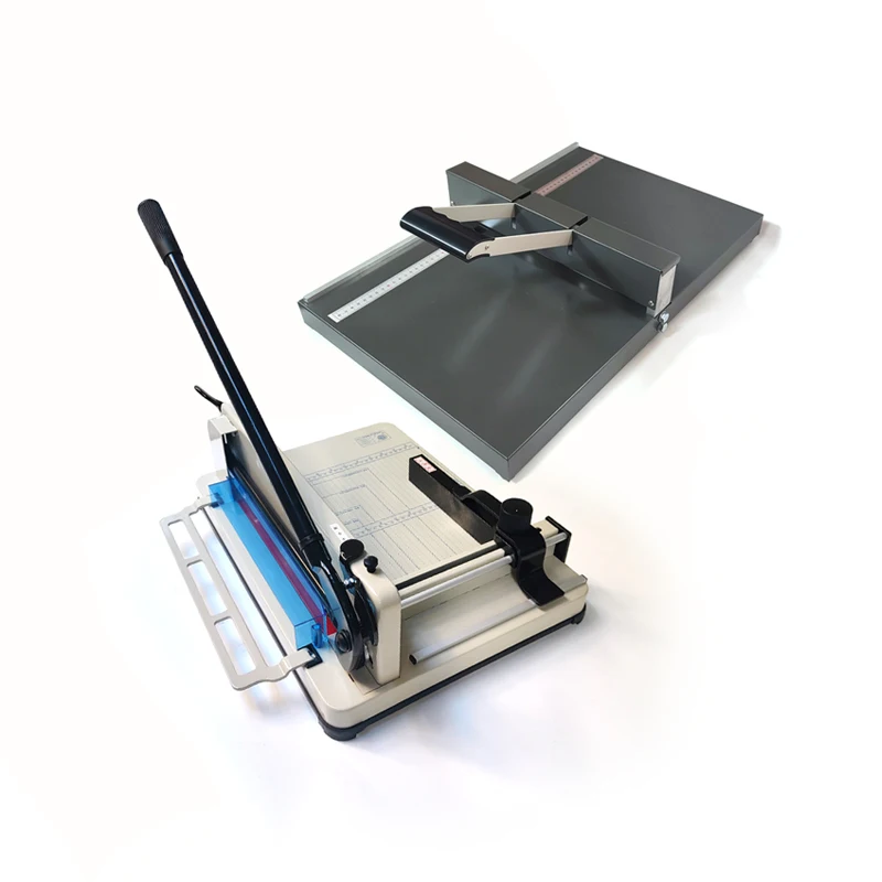 350mm Paper Folding Folder Creaser Desktop Manual Creasing Machine+858 A4 Manual Paper Cutter