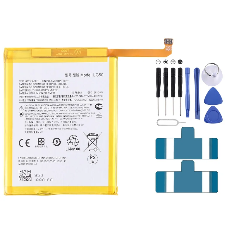 For Motorola One Fusion Plus PAKF0002IN 5000mAh Li-Polymer Battery LG50